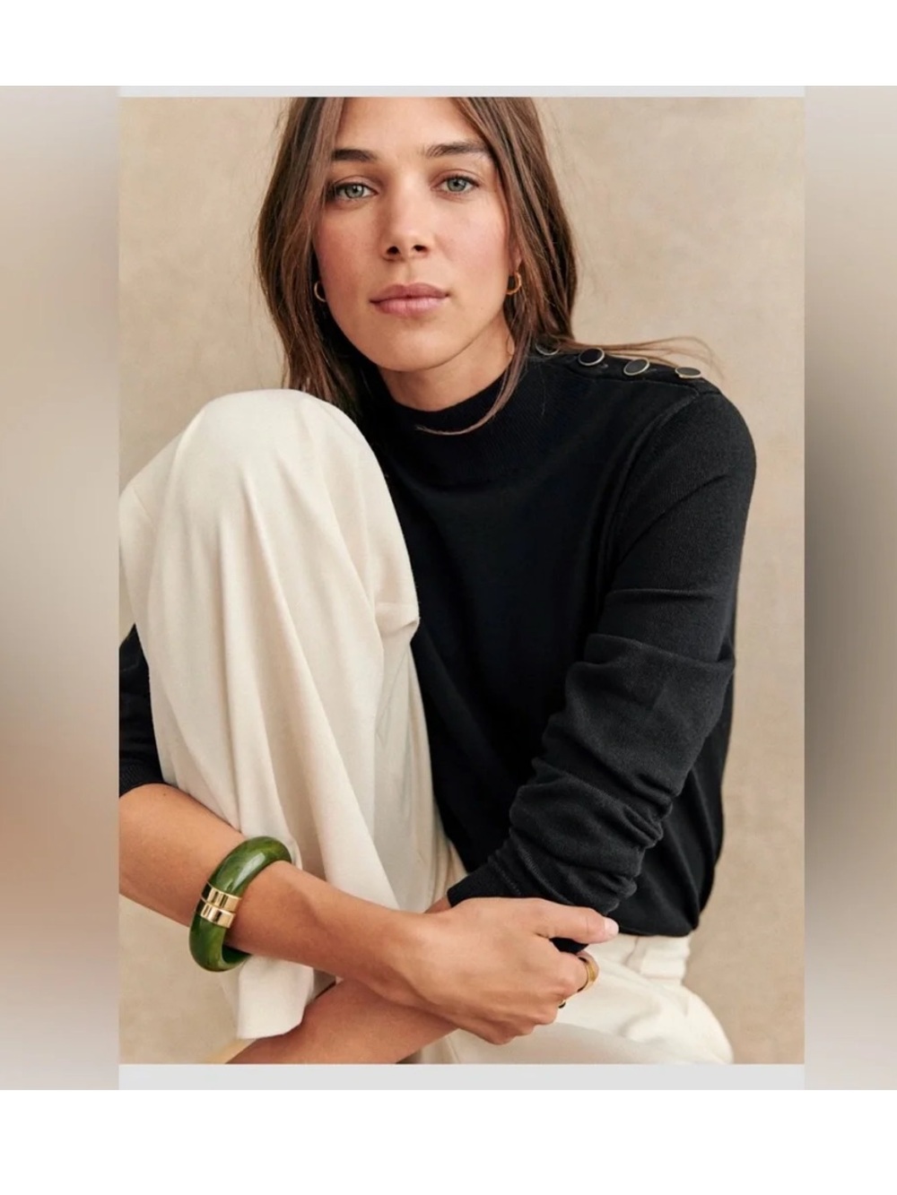 Sezane Jacob Jumper in Black